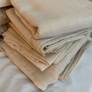 Natural Linen 84” length Curtains